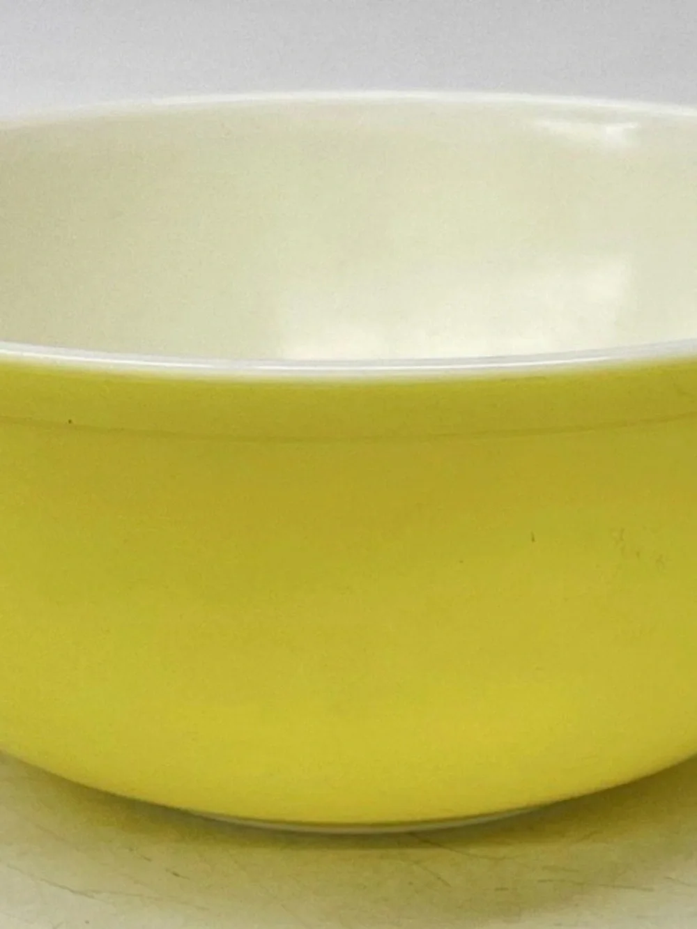 Vintage Pyrex Yellow Mixing Bowl 404